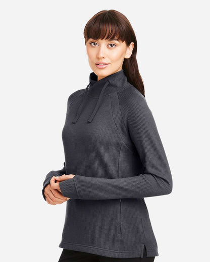Women's Rhythm Waffle Cross-Neck Pullover