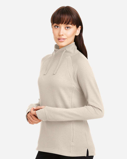 Women's Rhythm Waffle Cross-Neck Pullover