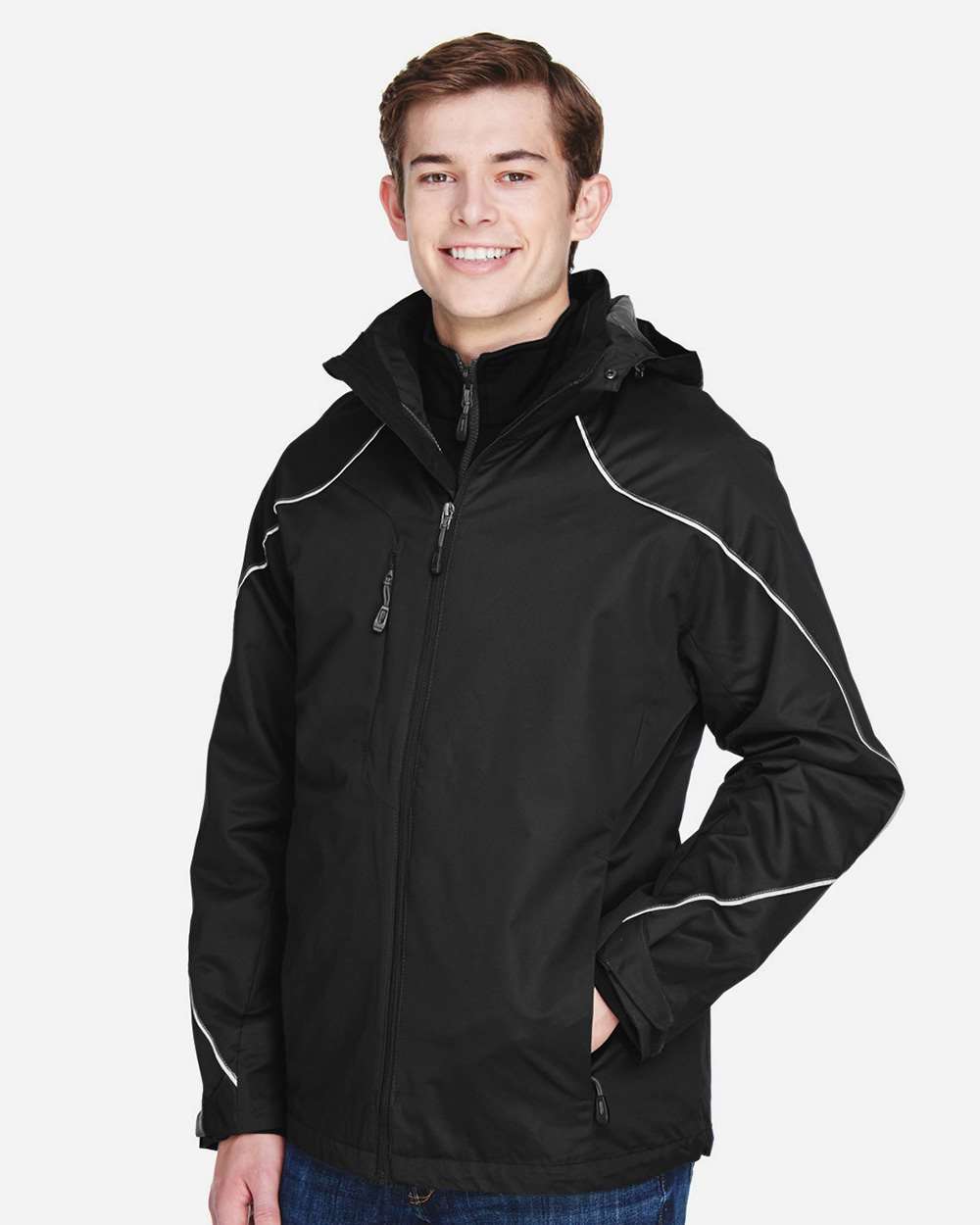 Men's Angle 3-In-1 Jacket with Bonded Fleece Liner