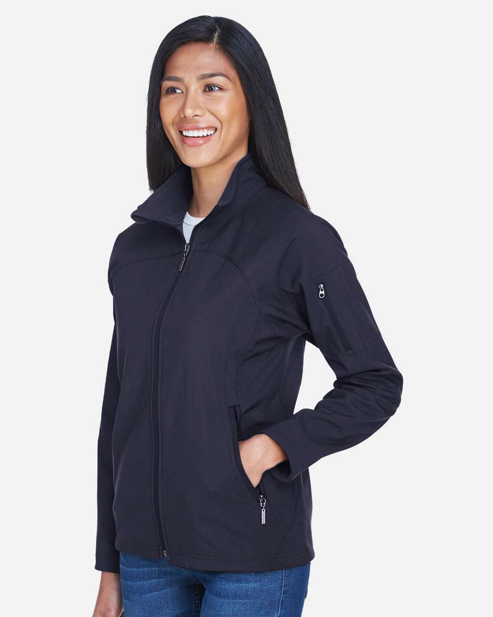 Women's 3-Layer Fleece Performance Soft Shell Jacket