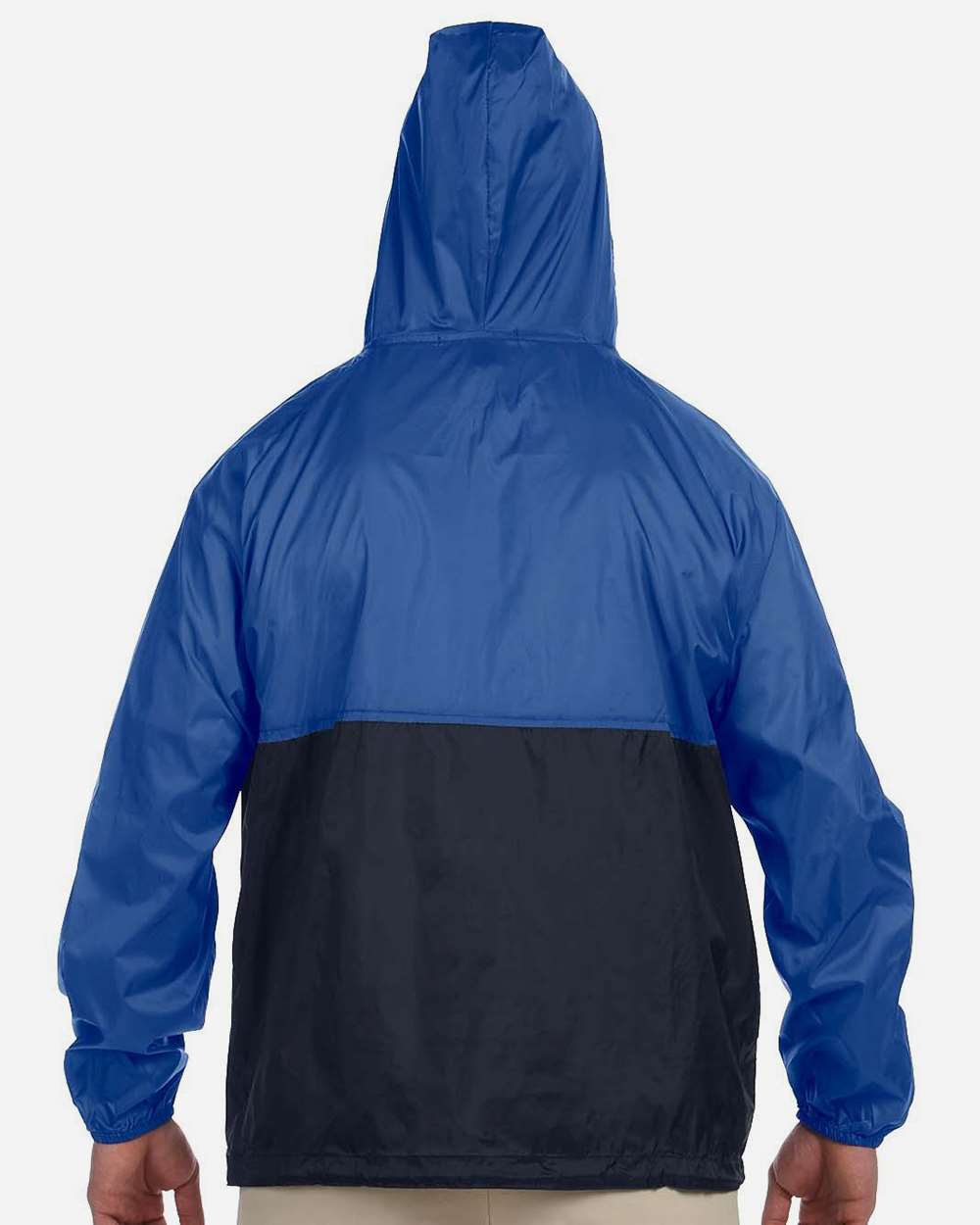 Unisex Packable Hooded Nylon Jacket