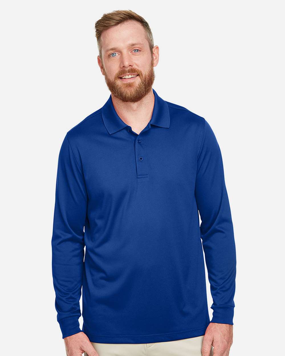 Men's Tall Advantage Long Sleeve Snag Protection Plus IL Polo