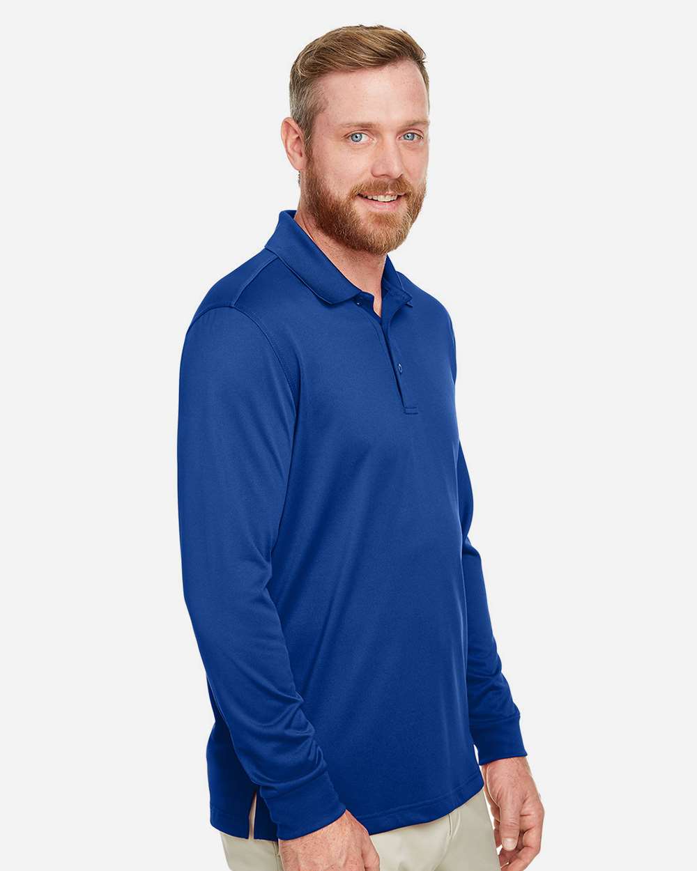 Men's Tall Advantage Long Sleeve Snag Protection Plus IL Polo