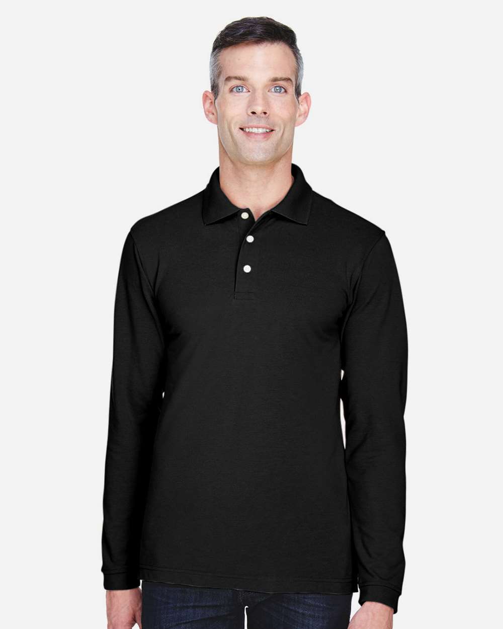 Men's Easy BlendÂ™ Long Sleeve Polo