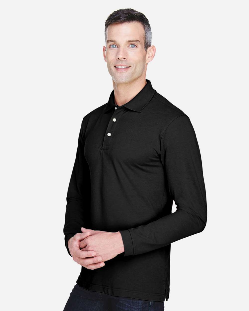 Men's Easy BlendÂ™ Long Sleeve Polo