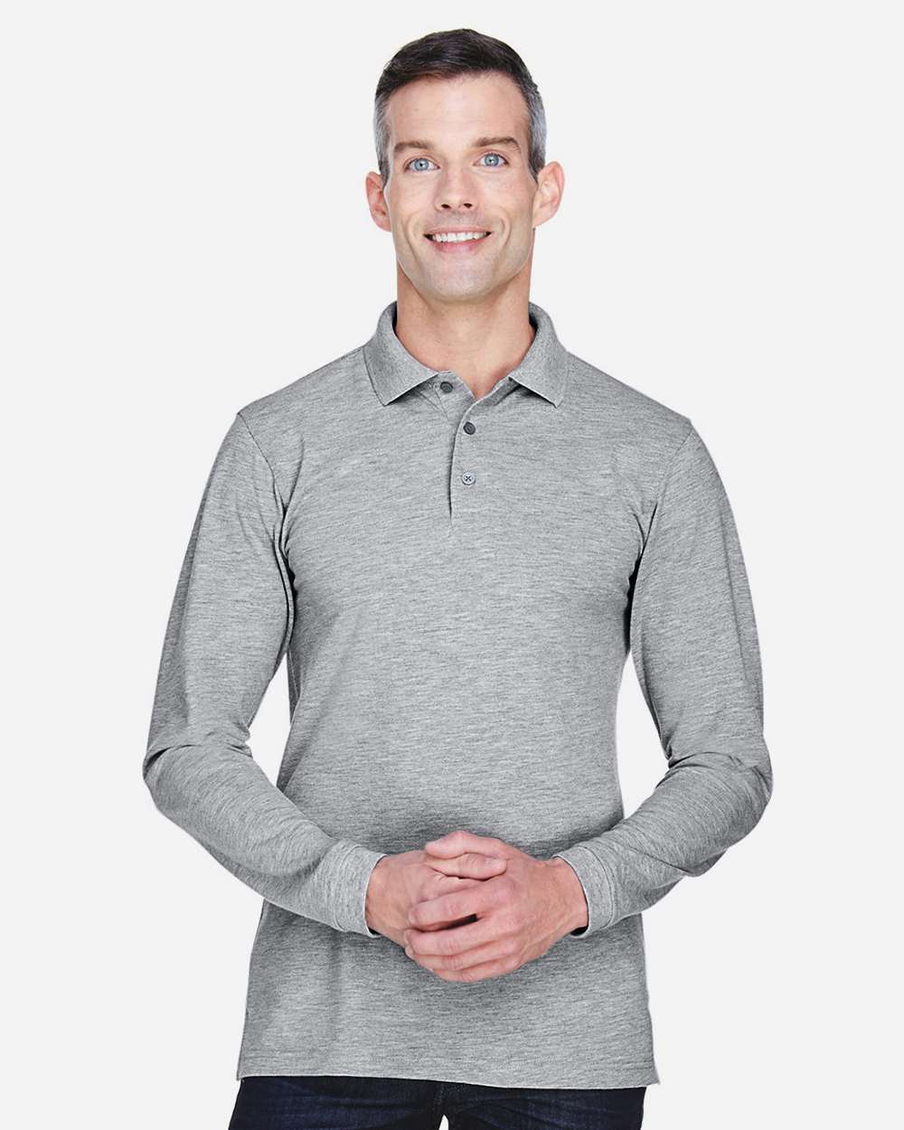 Men's Easy BlendÂ™ Long Sleeve Polo