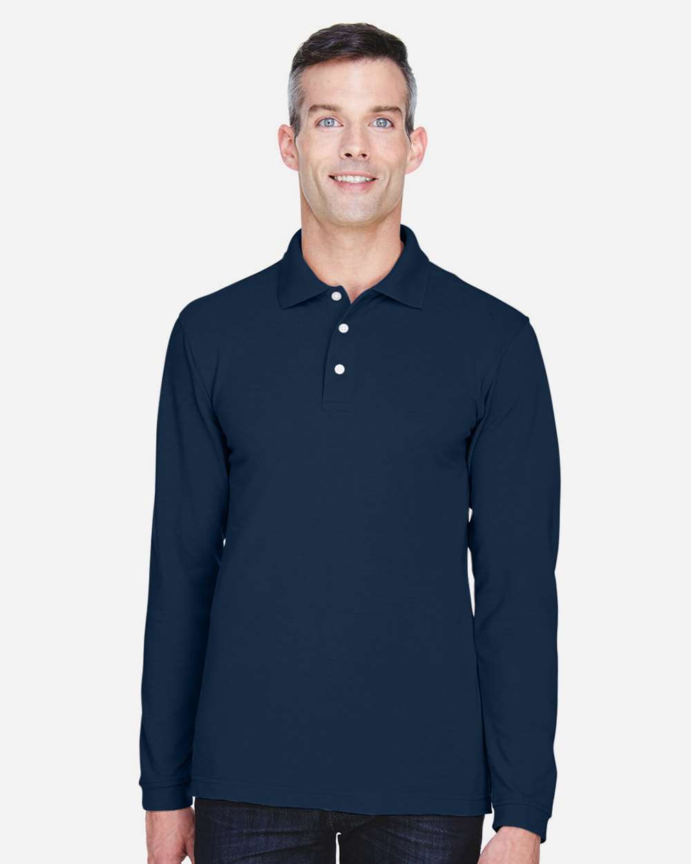Men's Easy BlendÂ™ Long Sleeve Polo