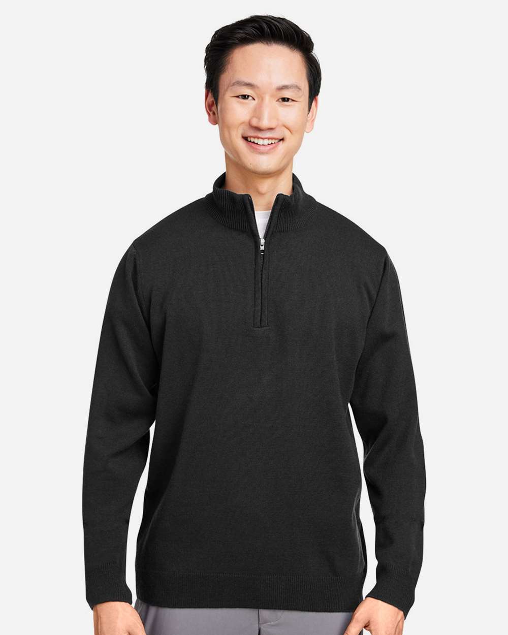 Unisex PilblocÂ™ Quarter-Zip Pullover Sweater