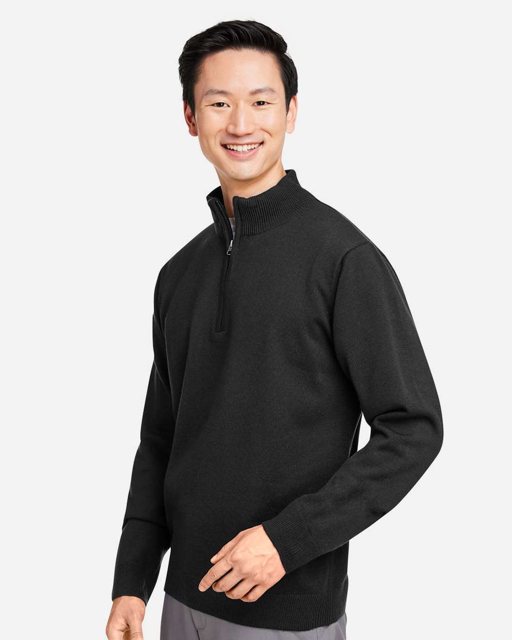 Unisex PilblocÂ™ Quarter-Zip Pullover Sweater