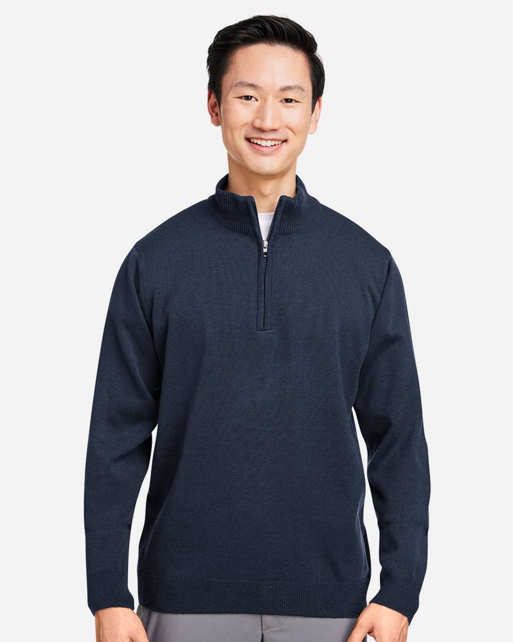 Unisex PilblocÂ™ Quarter-Zip Pullover Sweater