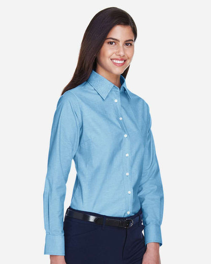 Women's Long Sleeve Oxford Dress Shirt