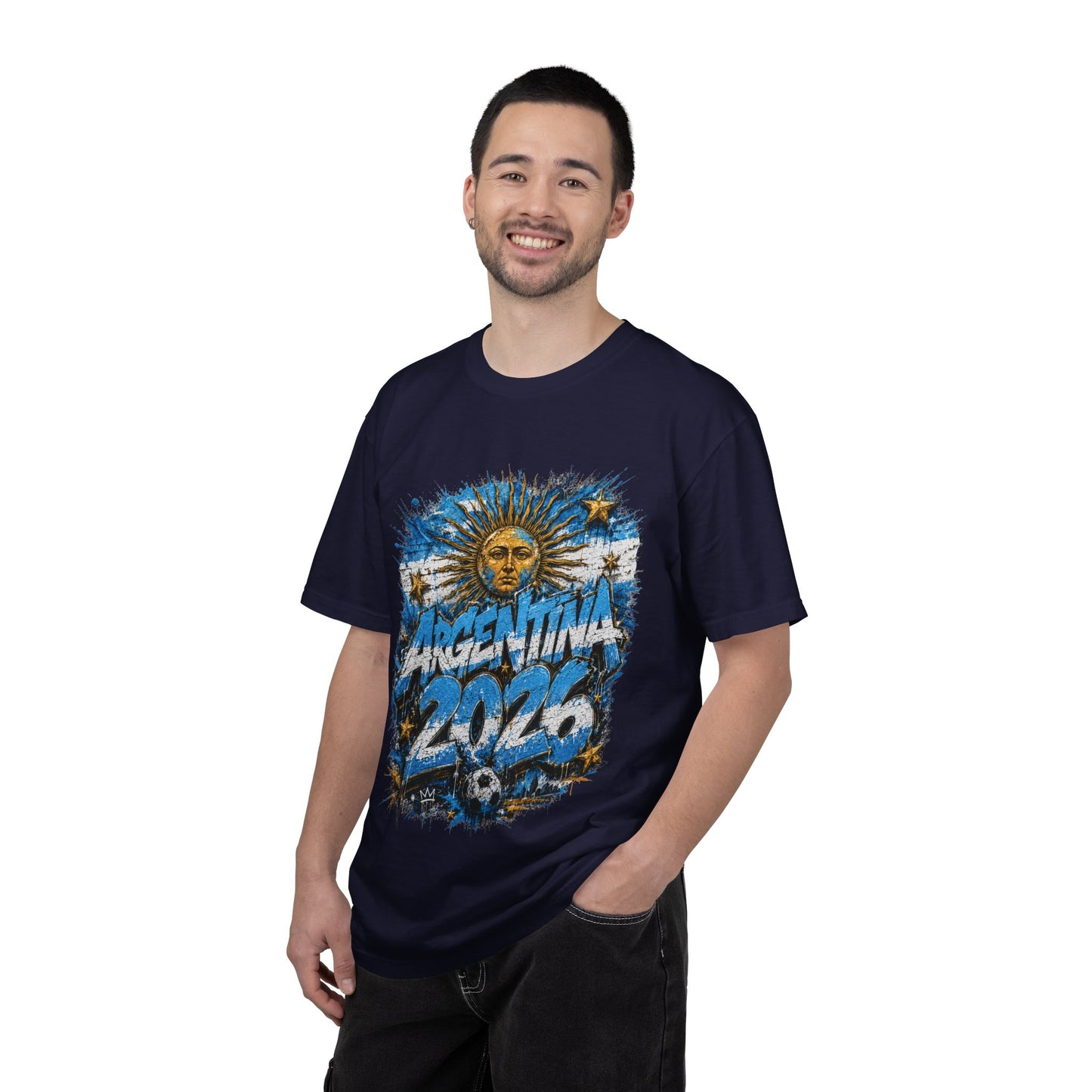 Argentina Football 'Street Glory' World Cup 2026 Graffiti – Paint Splatter | Premium Summer Tee