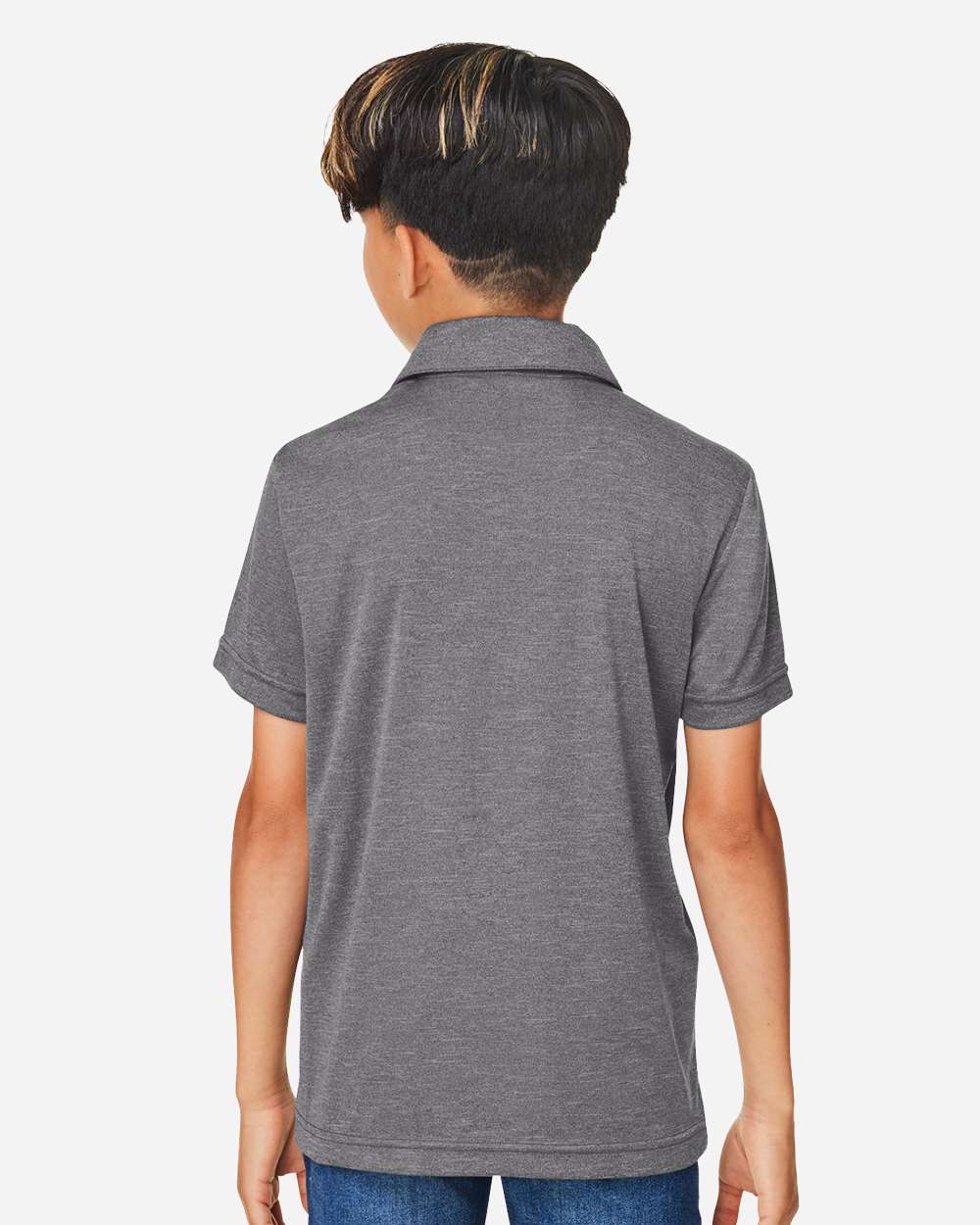 Youth Zone Sonic Heather Performance Polo