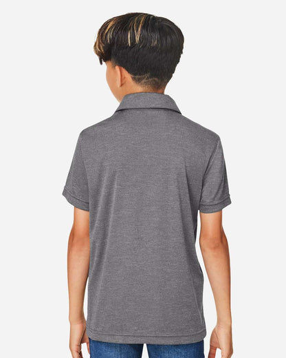 Youth Zone Sonic Heather Performance Polo