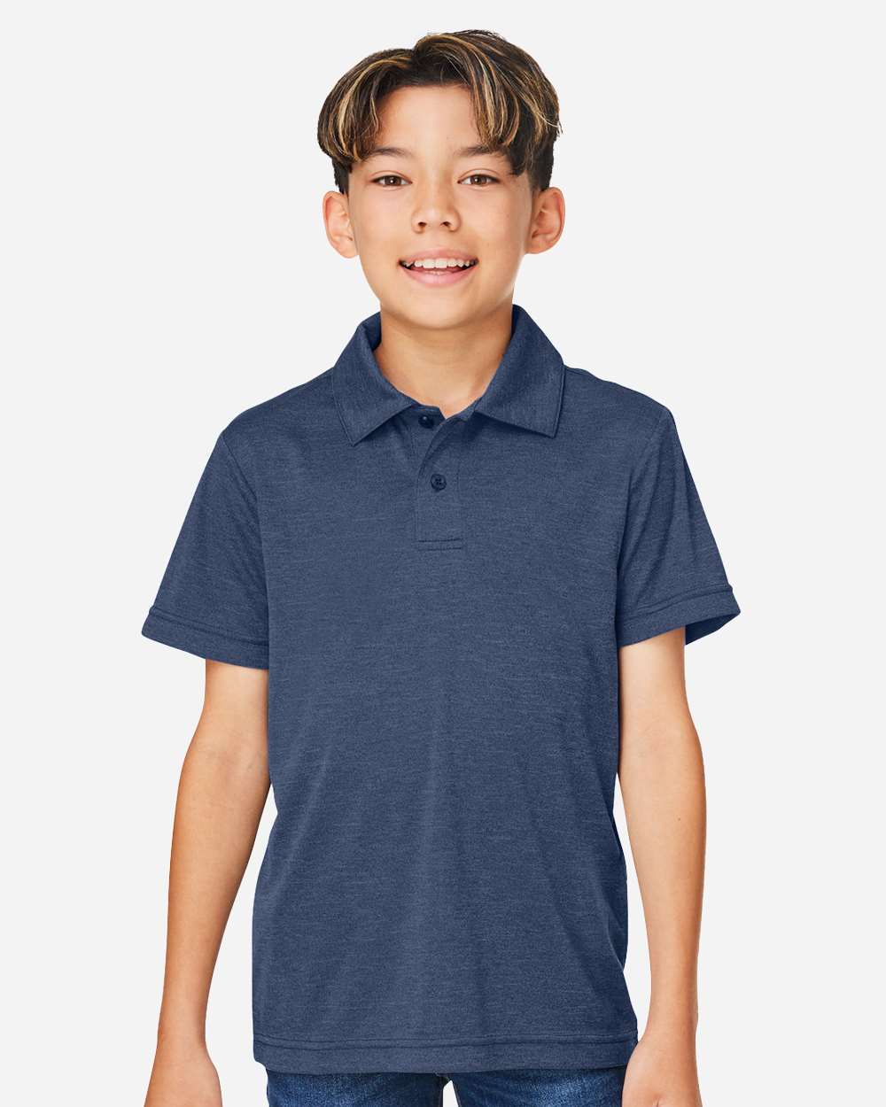 Youth Zone Sonic Heather Performance Polo