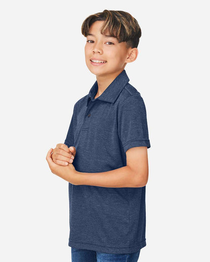 Youth Zone Sonic Heather Performance Polo