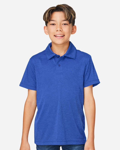 Youth Zone Sonic Heather Performance Polo