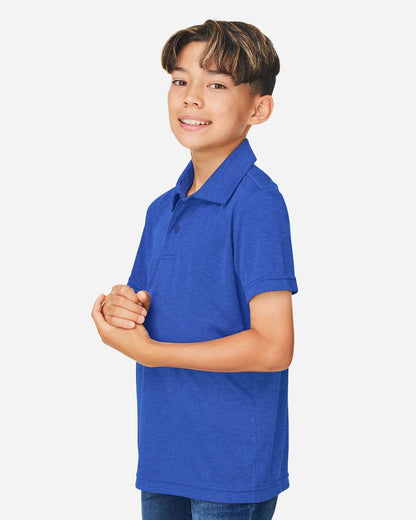 Youth Zone Sonic Heather Performance Polo