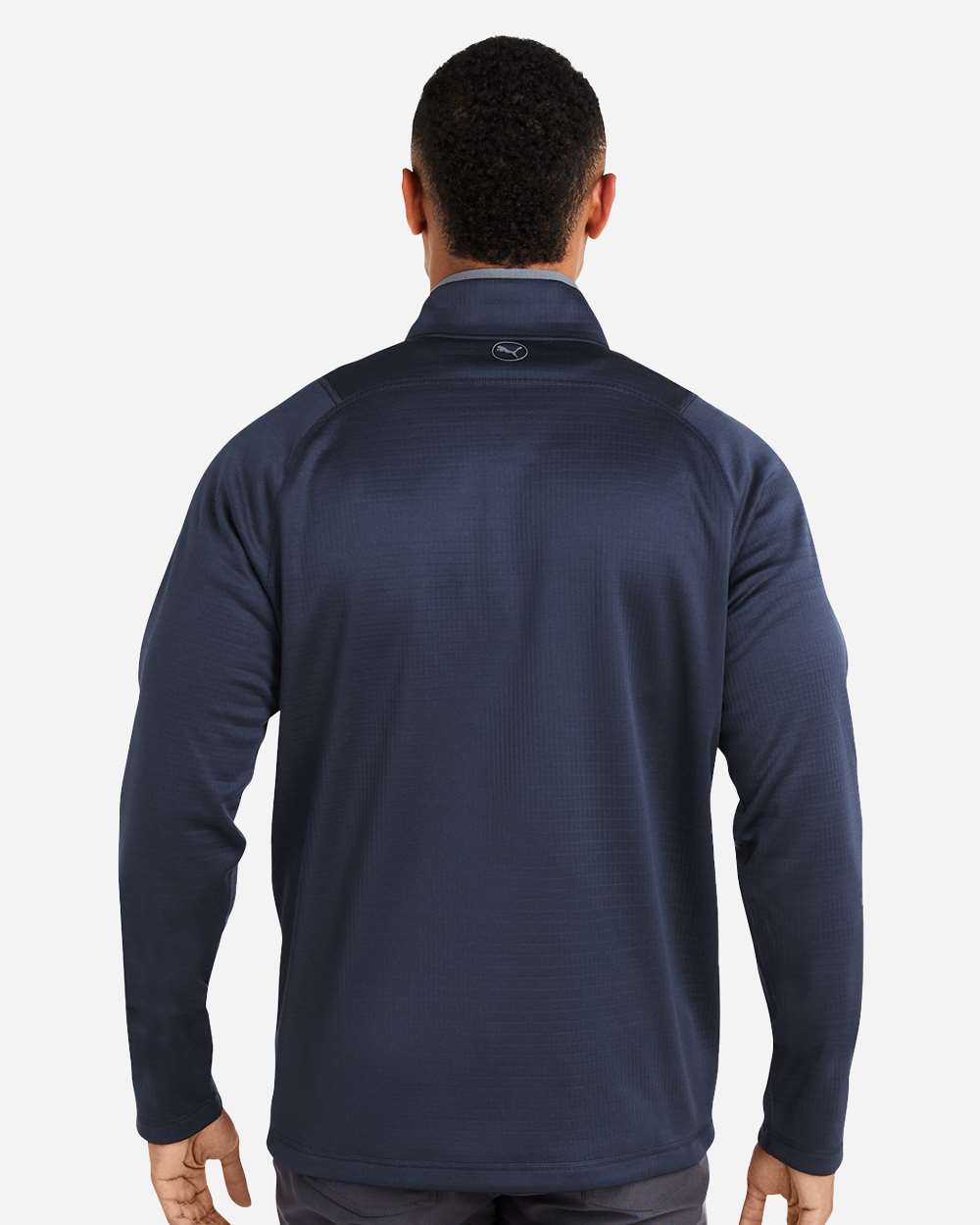 Men's Waffle Fleece Quarter-Zip Pullover