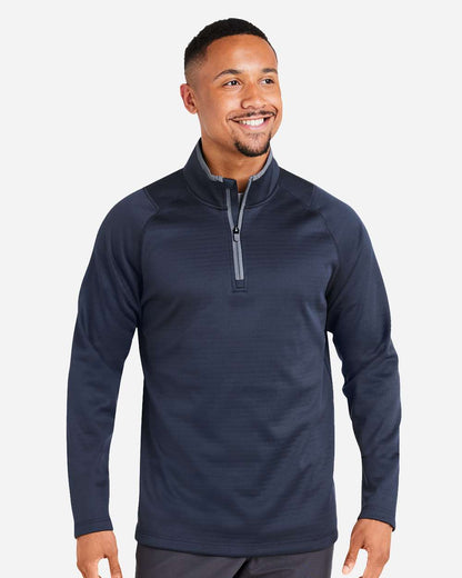 Men's Waffle Fleece Quarter-Zip Pullover
