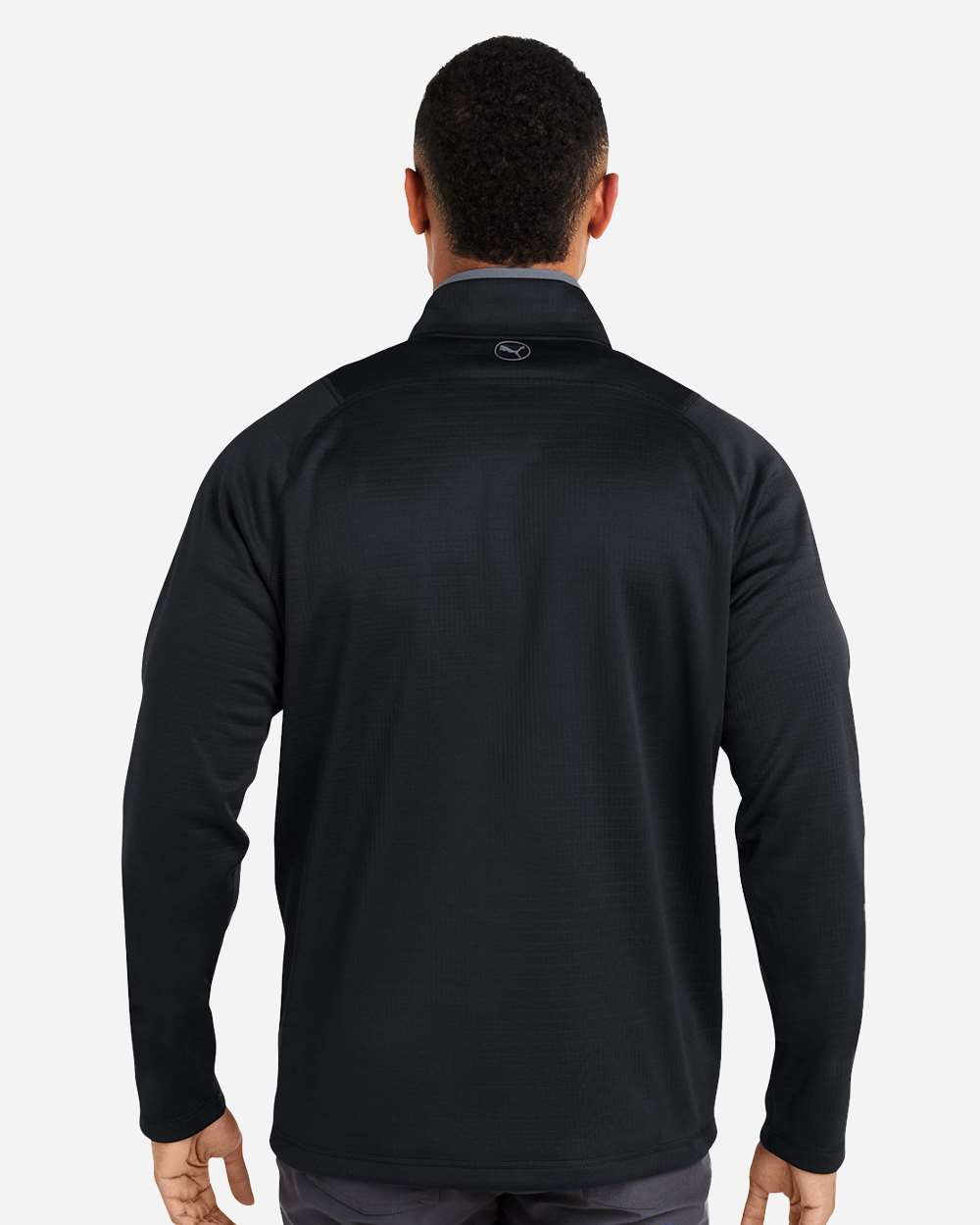 Men's Waffle Fleece Quarter-Zip Pullover