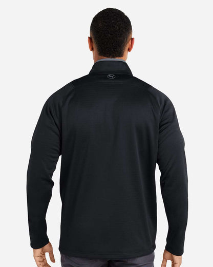 Men's Waffle Fleece Quarter-Zip Pullover