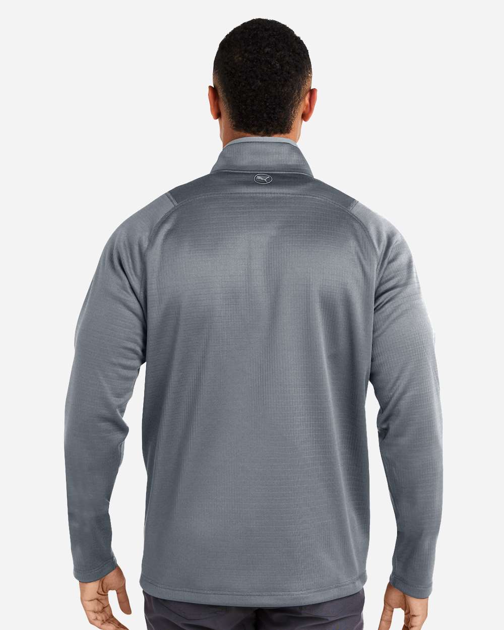 Men's Waffle Fleece Quarter-Zip Pullover