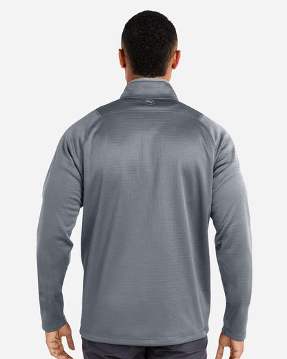 Men's Waffle Fleece Quarter-Zip Pullover