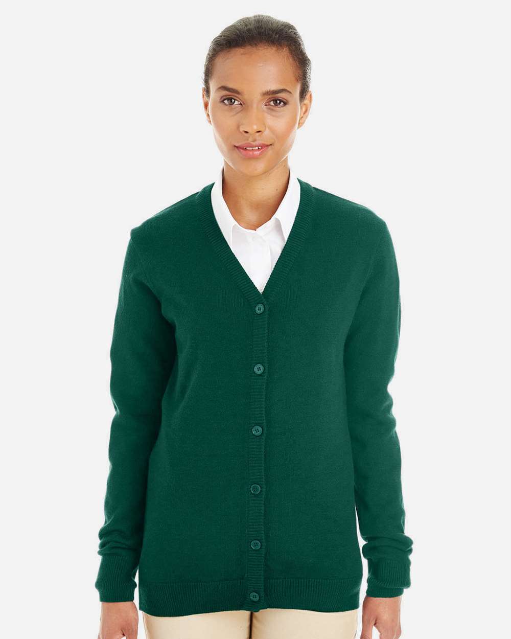 Women's Pilbloc V-Neck Button Cardigan Sweater