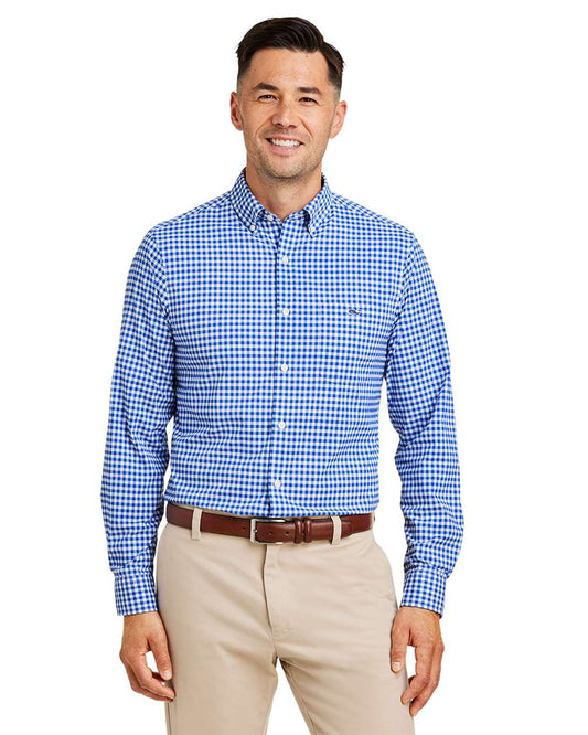 Men's On-The-Go Nylon Gingham Shirt
