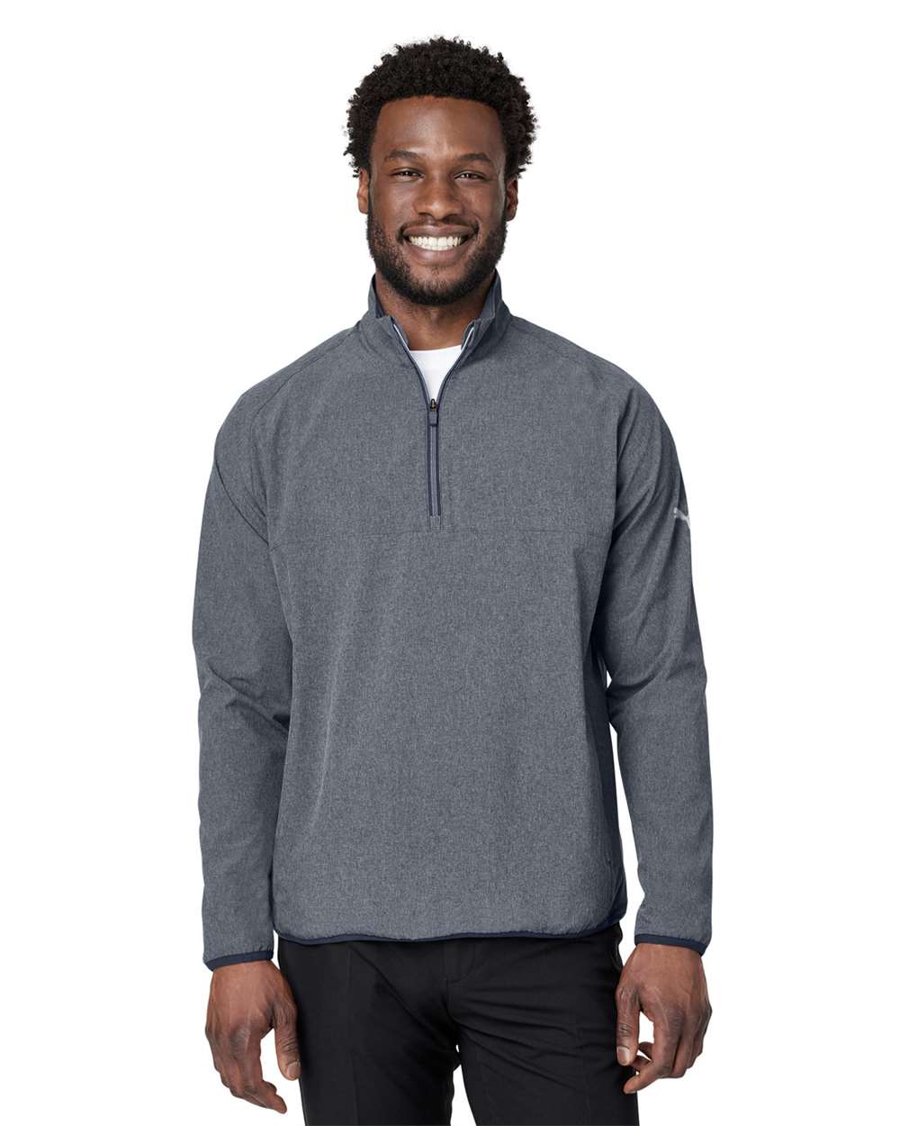 Men's Coastal Woven Quarter-Zip Pullover