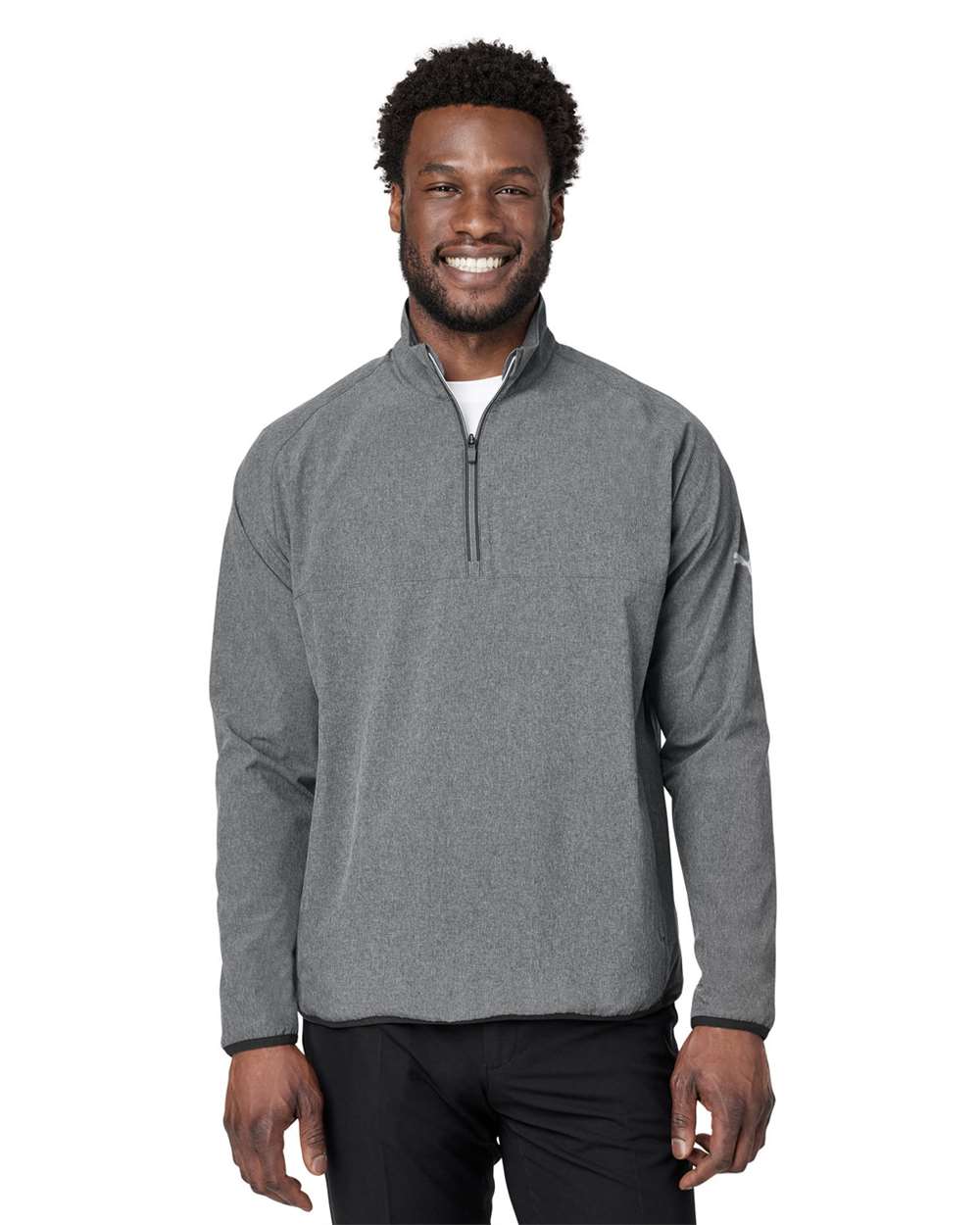 Men's Coastal Woven Quarter-Zip Pullover