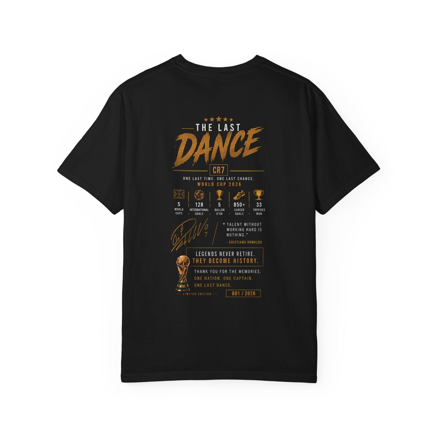 Cristiano Ronaldo – The Last Dance | Back Print Edition
