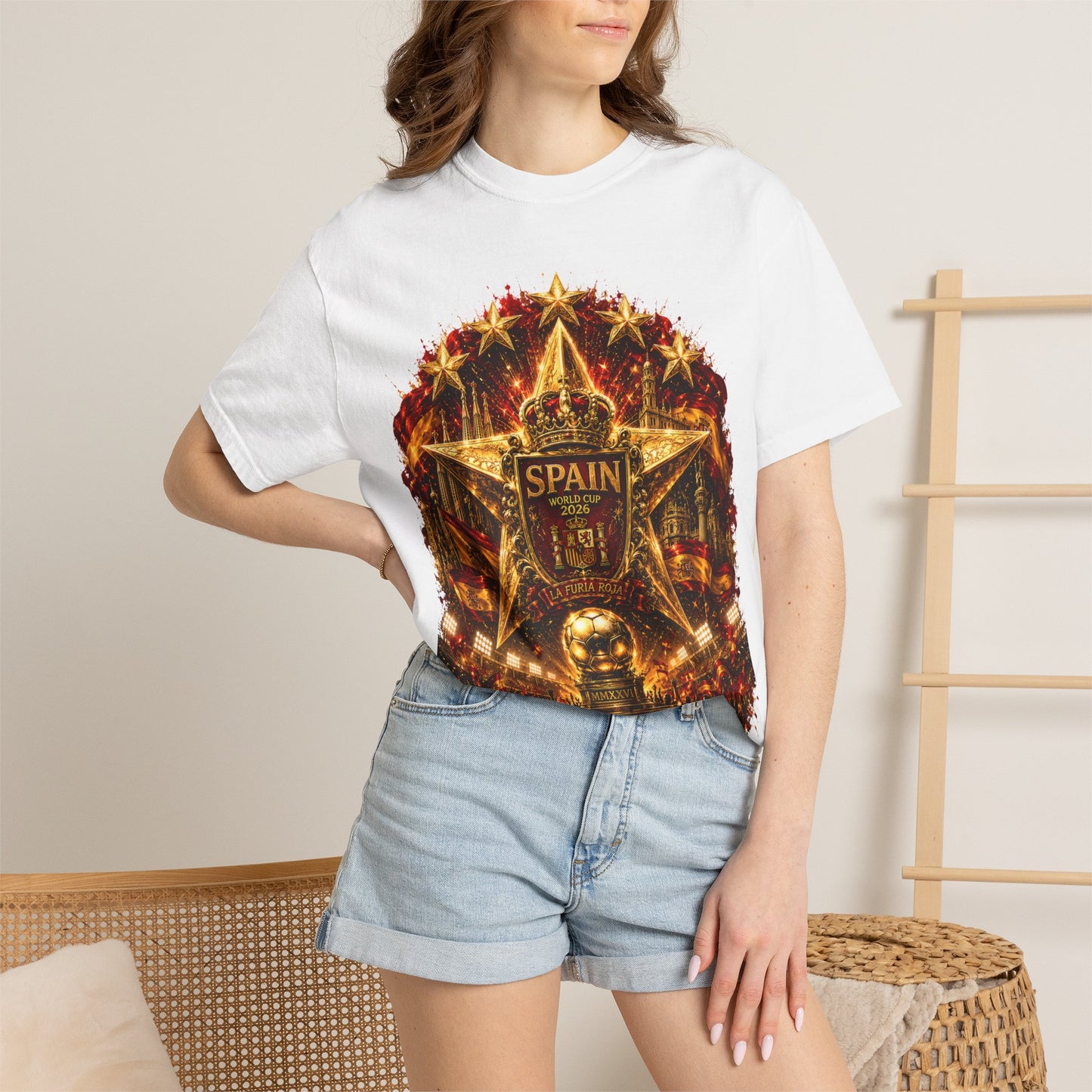 Spain Football World Cup 2026 'Estrella Sagrada' Epic Championship | Premium Graphic Tee