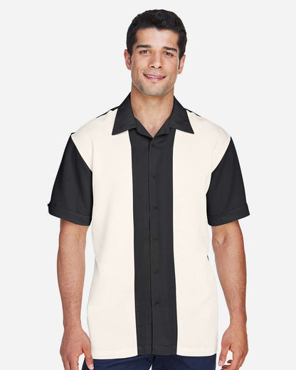 Men's Two-Tone Camp Shirt
