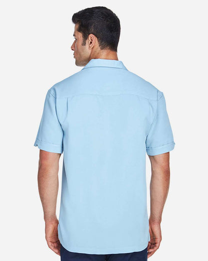 Men's Two-Tone Camp Shirt