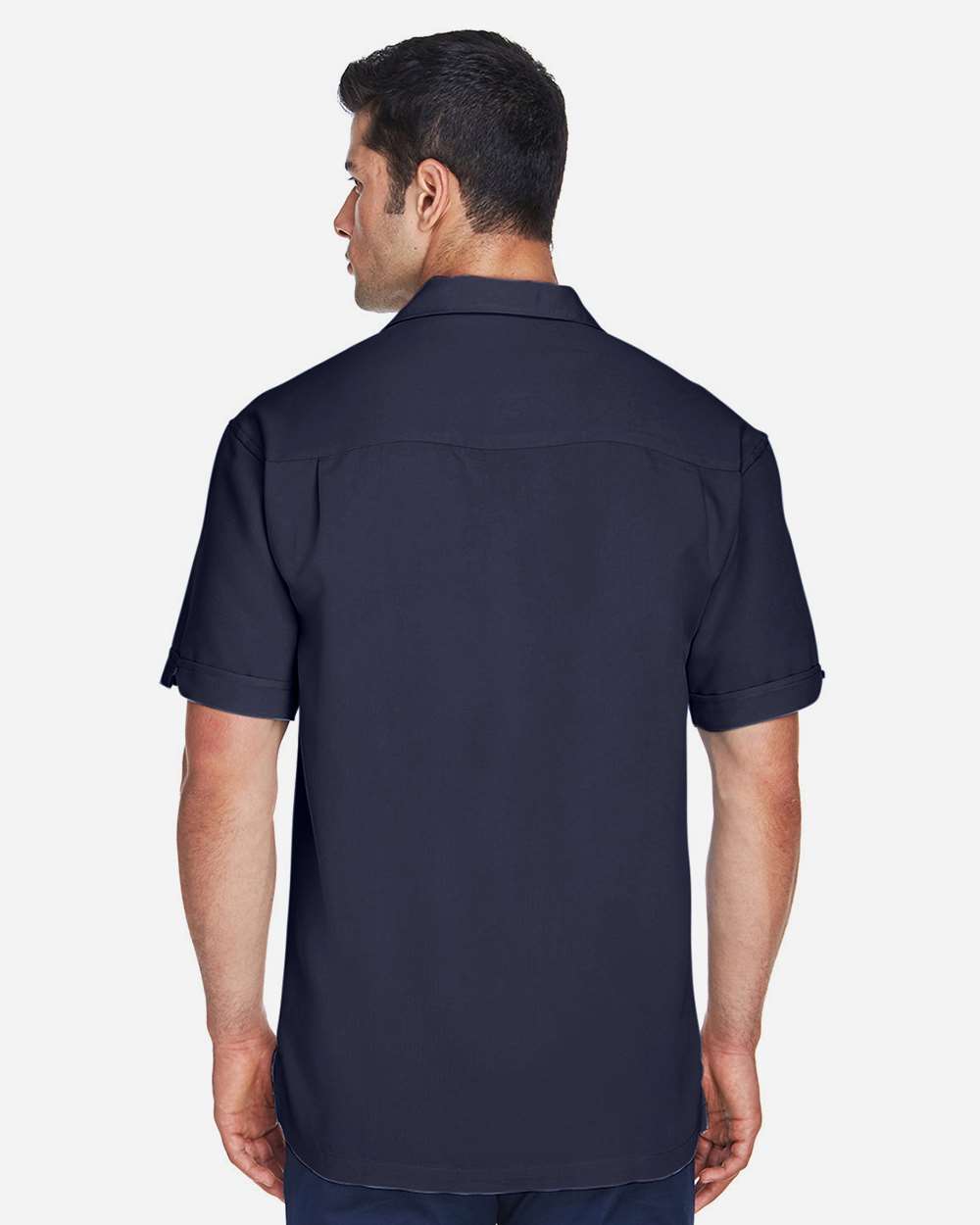 Men's Two-Tone Camp Shirt