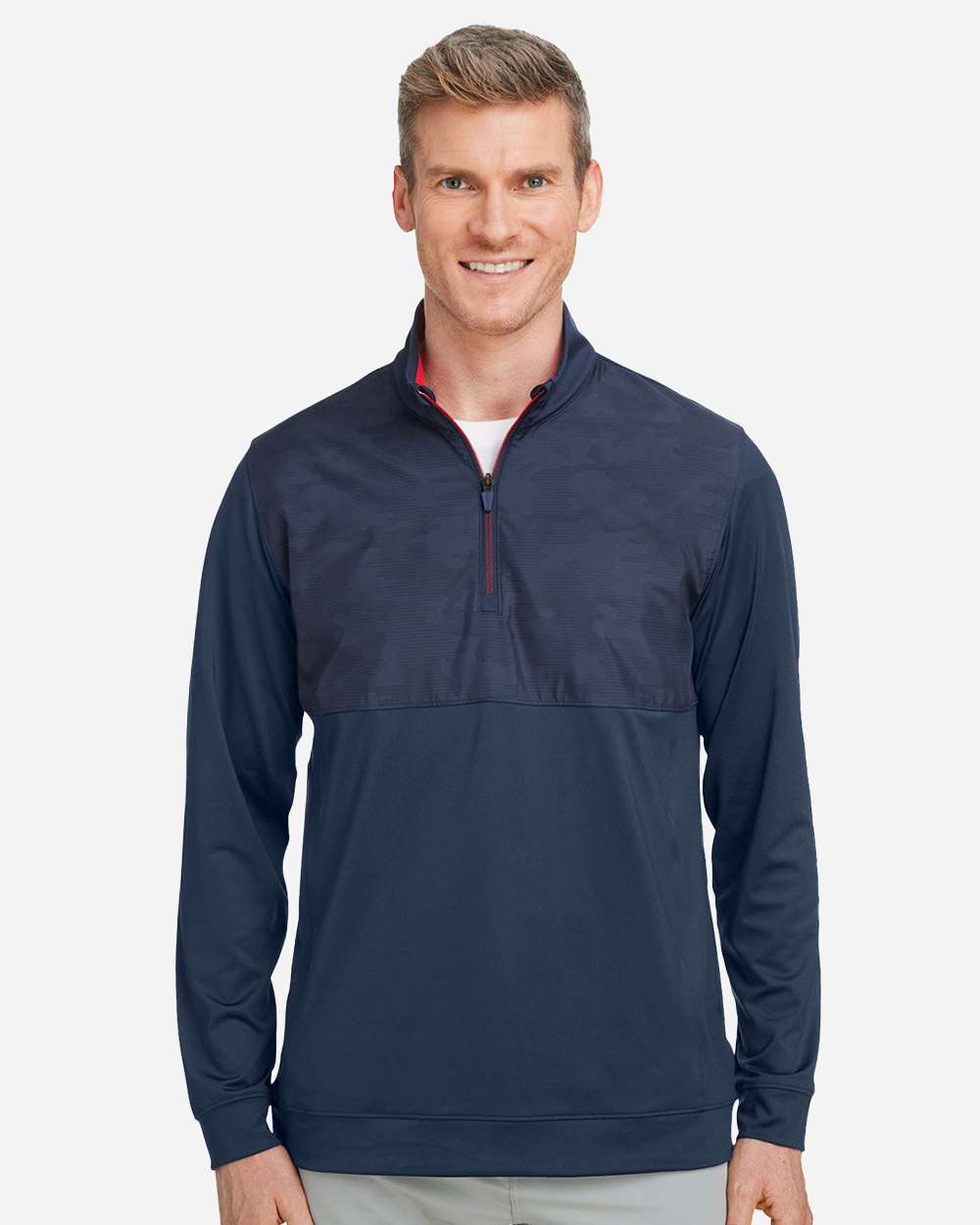 Men's Volition Camo Cover Quarter-Zip Pullover
