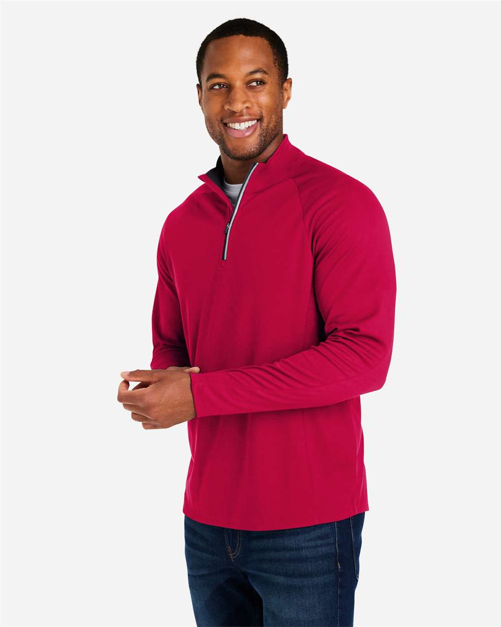 Men's Origin Performance Pique Quarter-Zip Pullover