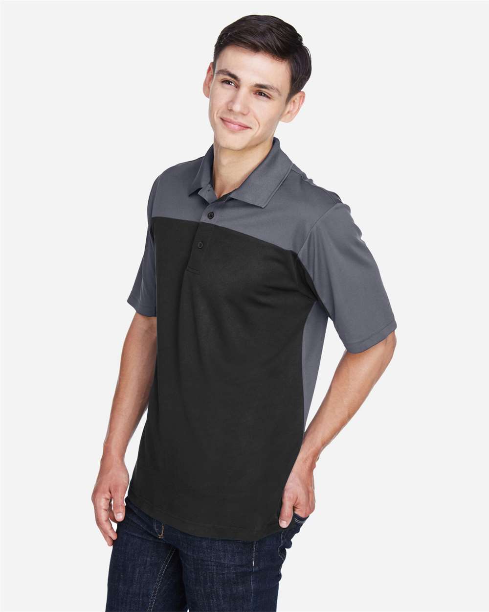 Men's Balance Colorblock Performance PiquÃ© Polo