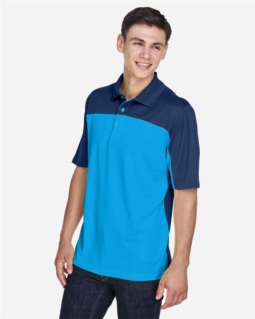 Men's Balance Colorblock Performance PiquÃ© Polo