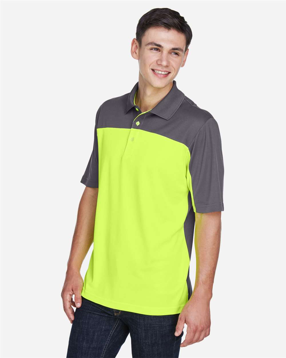 Men's Balance Colorblock Performance PiquÃ© Polo