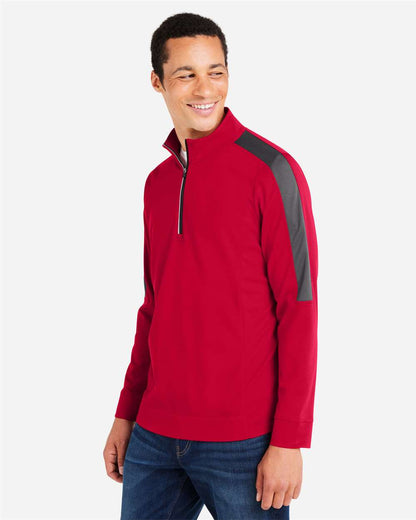Men's Market Snag Protect Mesh Colorblock Quarter-Zip Pullover
