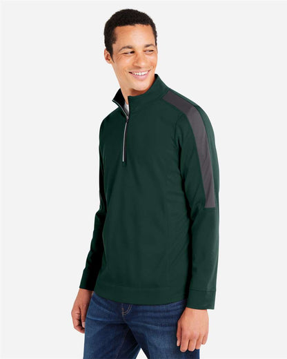 Men's Market Snag Protect Mesh Colorblock Quarter-Zip Pullover