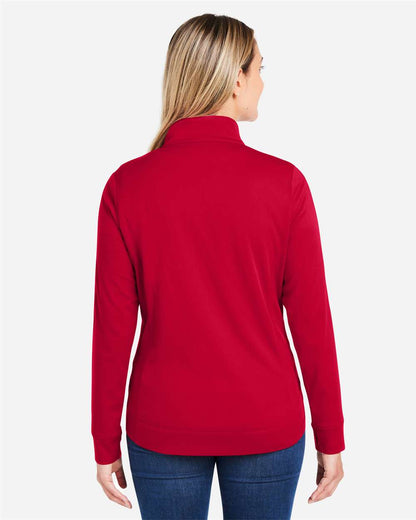 Women's Market Snag Protect Mesh Colorblock Quarter-Zip Pullover