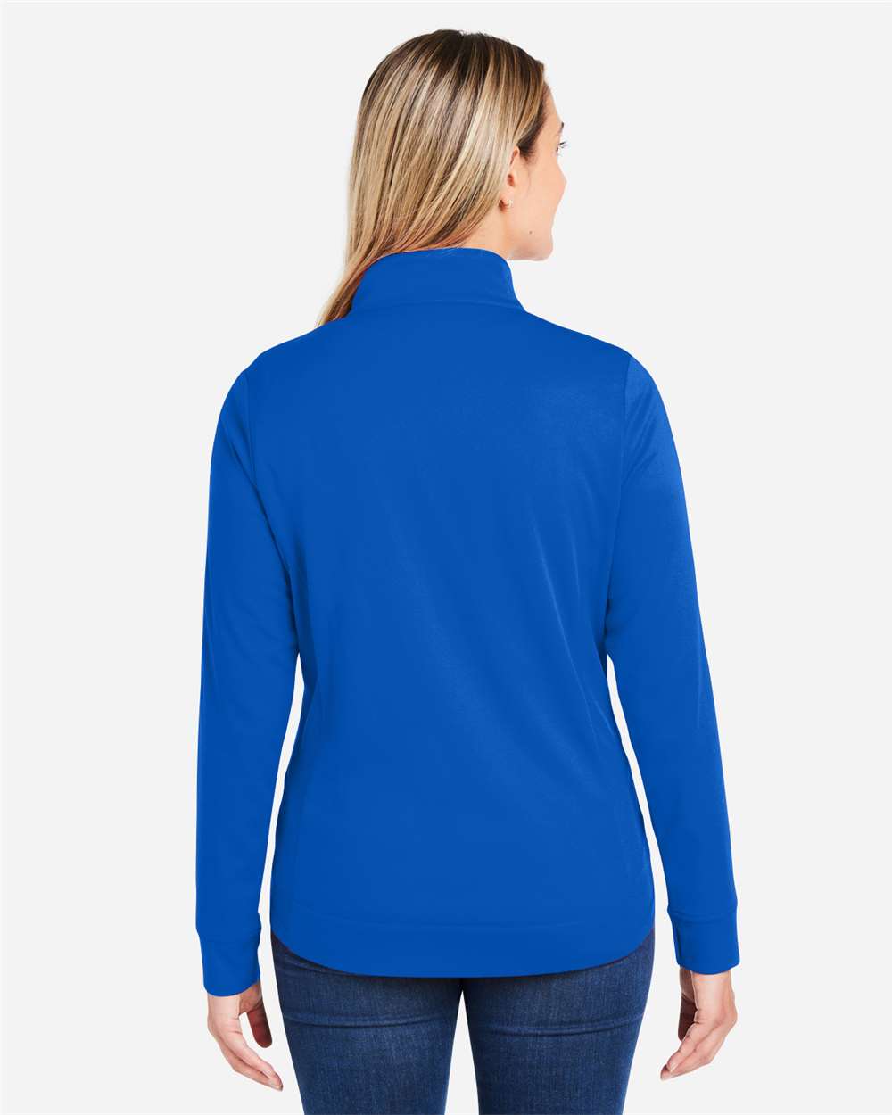 Women's Market Snag Protect Mesh Colorblock Quarter-Zip Pullover