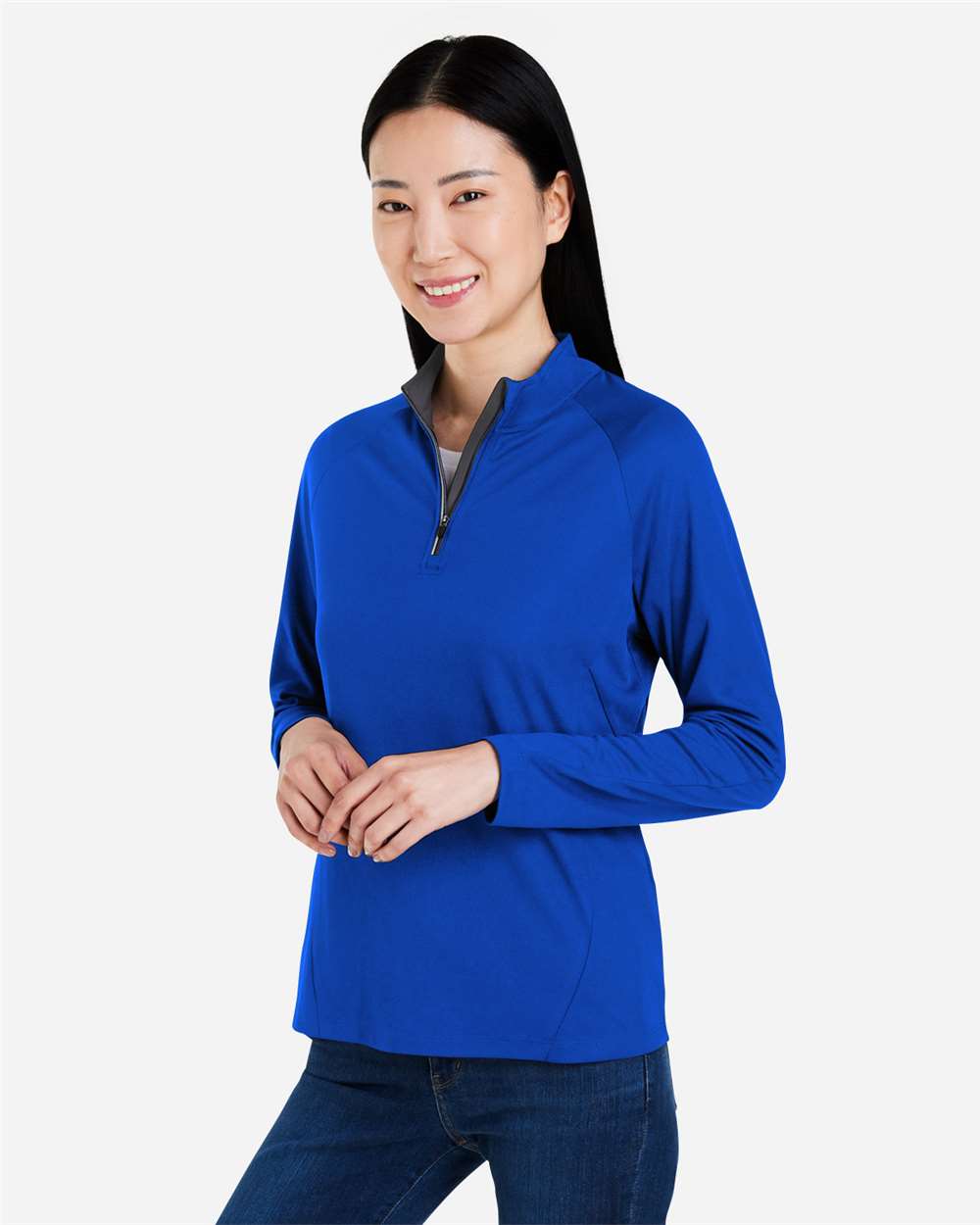 Women's Origin Performance Pique Quarter-Zip Pullover