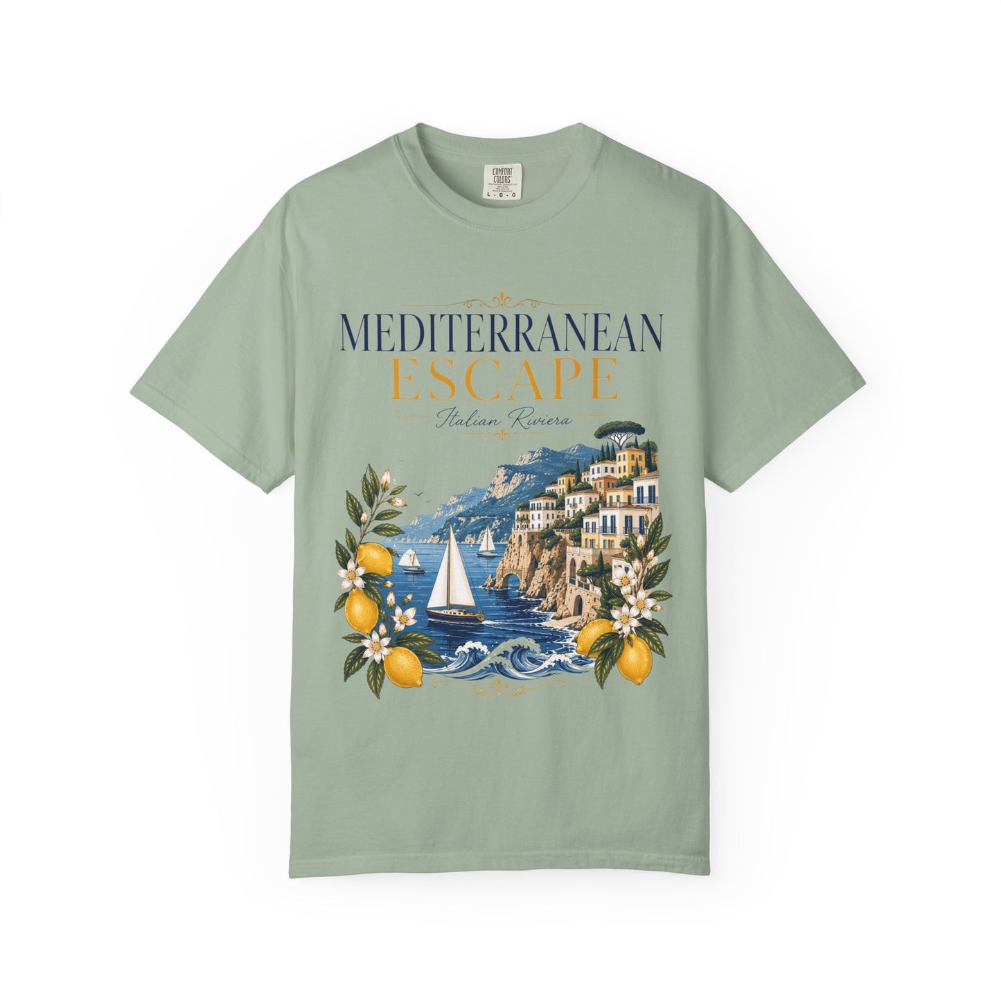 Mediterranean Escape – Italian Riviera | Premium Summer Tee