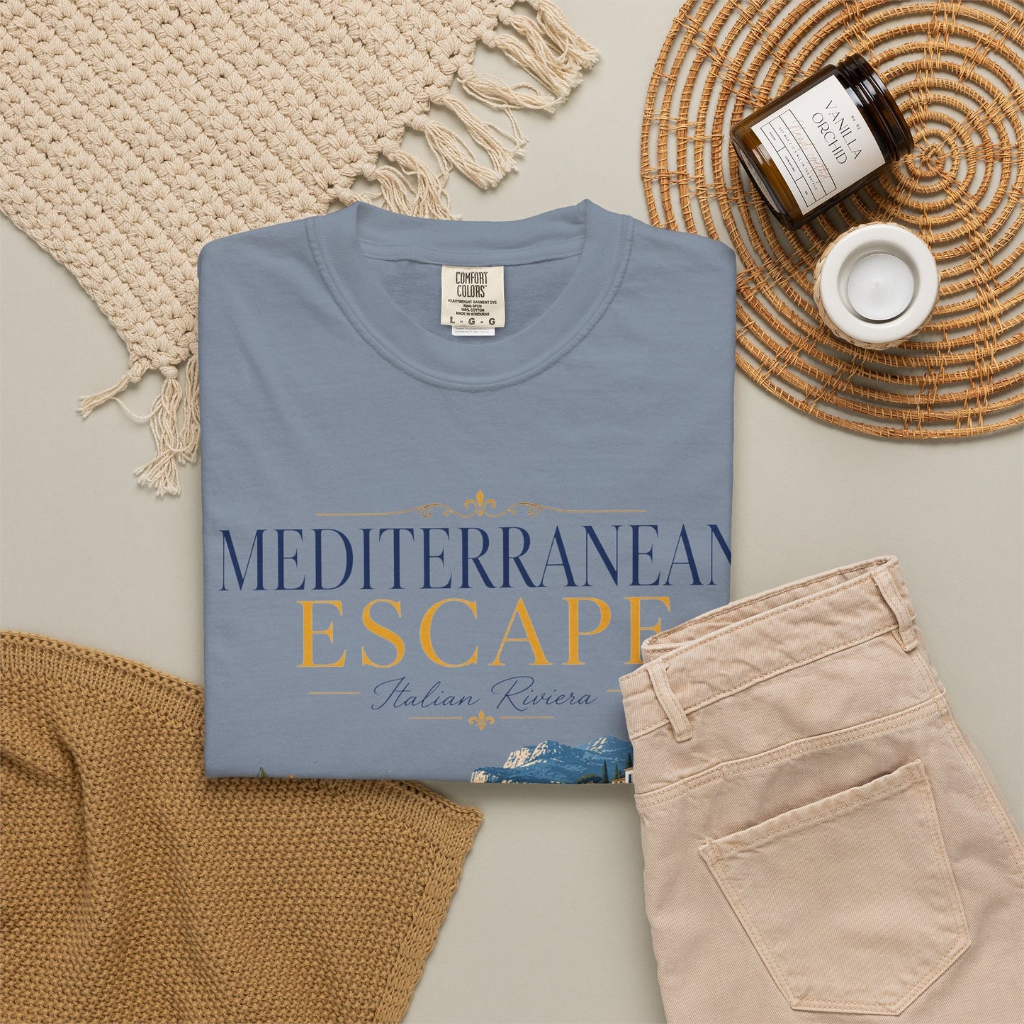 Mediterranean Escape – Italian Riviera | Premium Summer Tee