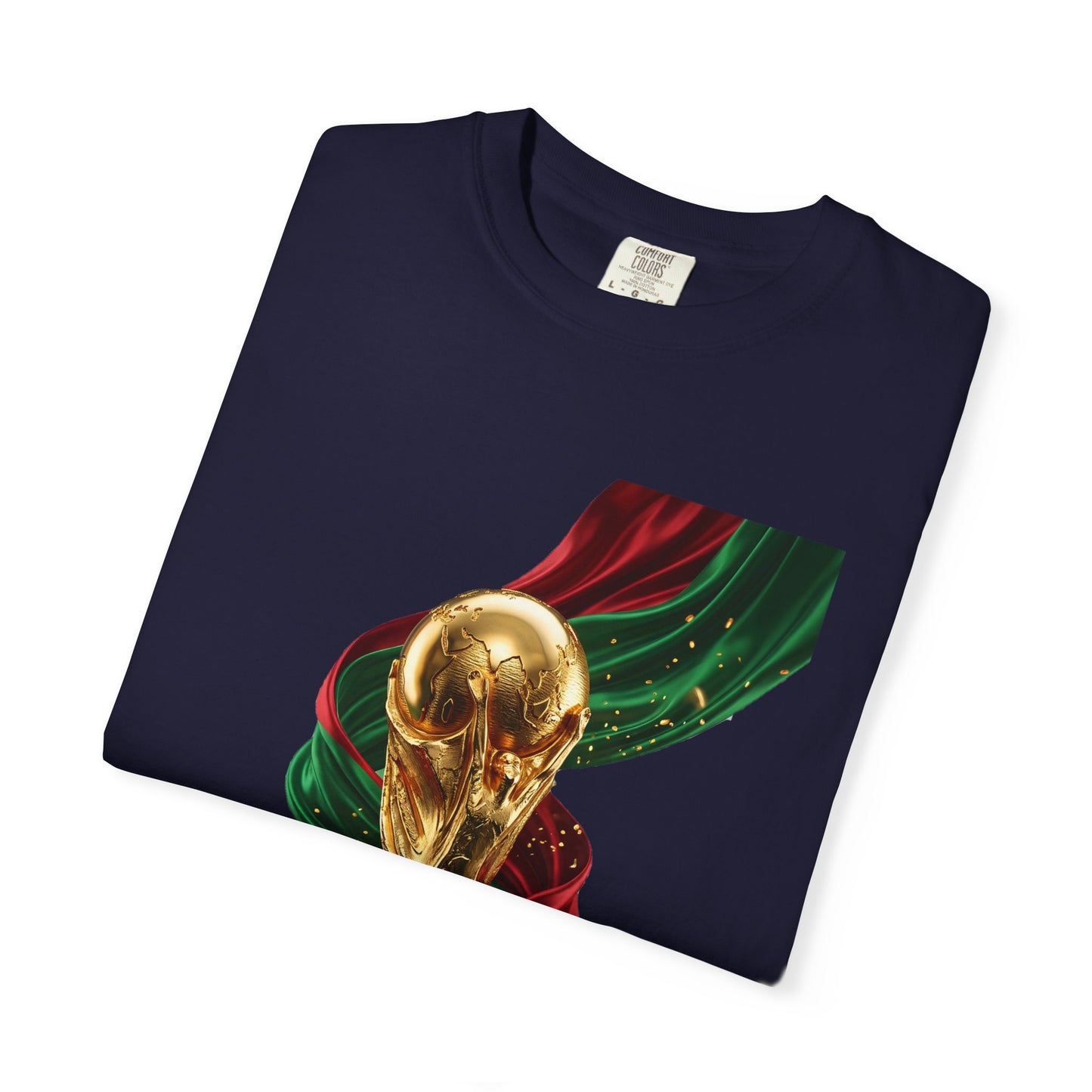 Portugal Football 'Onda de Glória' Dynamic Ribbon Trophy | Premium Graphic Tee